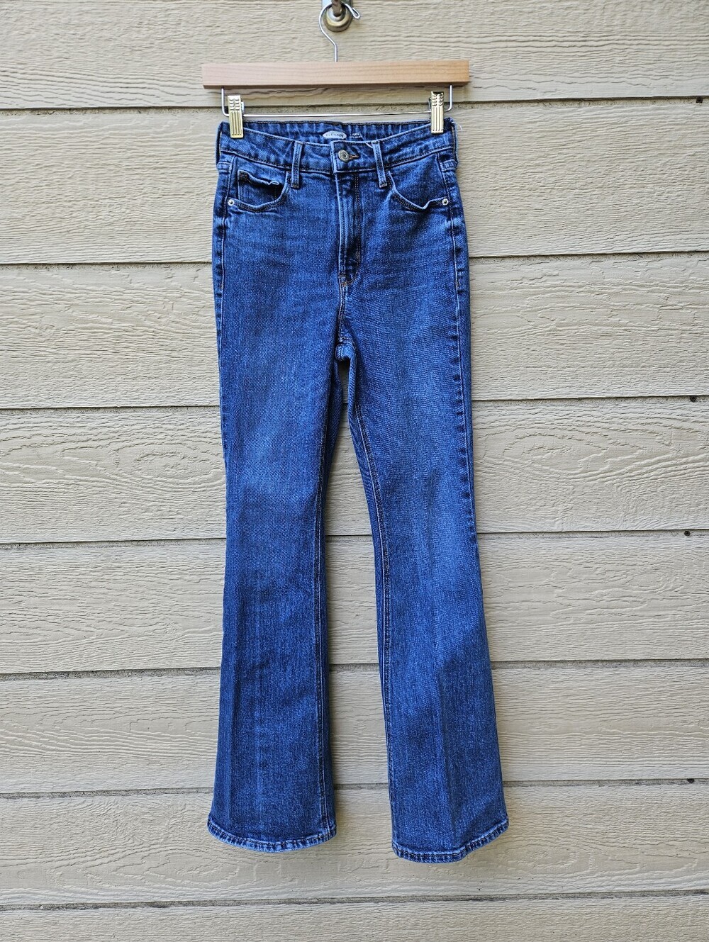 Old Navy Flare extra high rise jeans medium wash size 0
